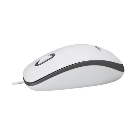 Mysz Logitech M100 biała, USB-A, przewodowa - 4